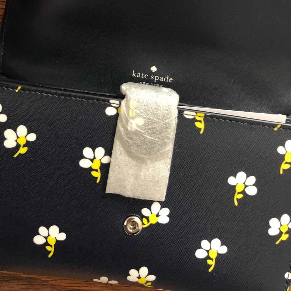 NWT Kate Spade Laurel Way Winni Blue Floral Bag - Picture 7 of 8